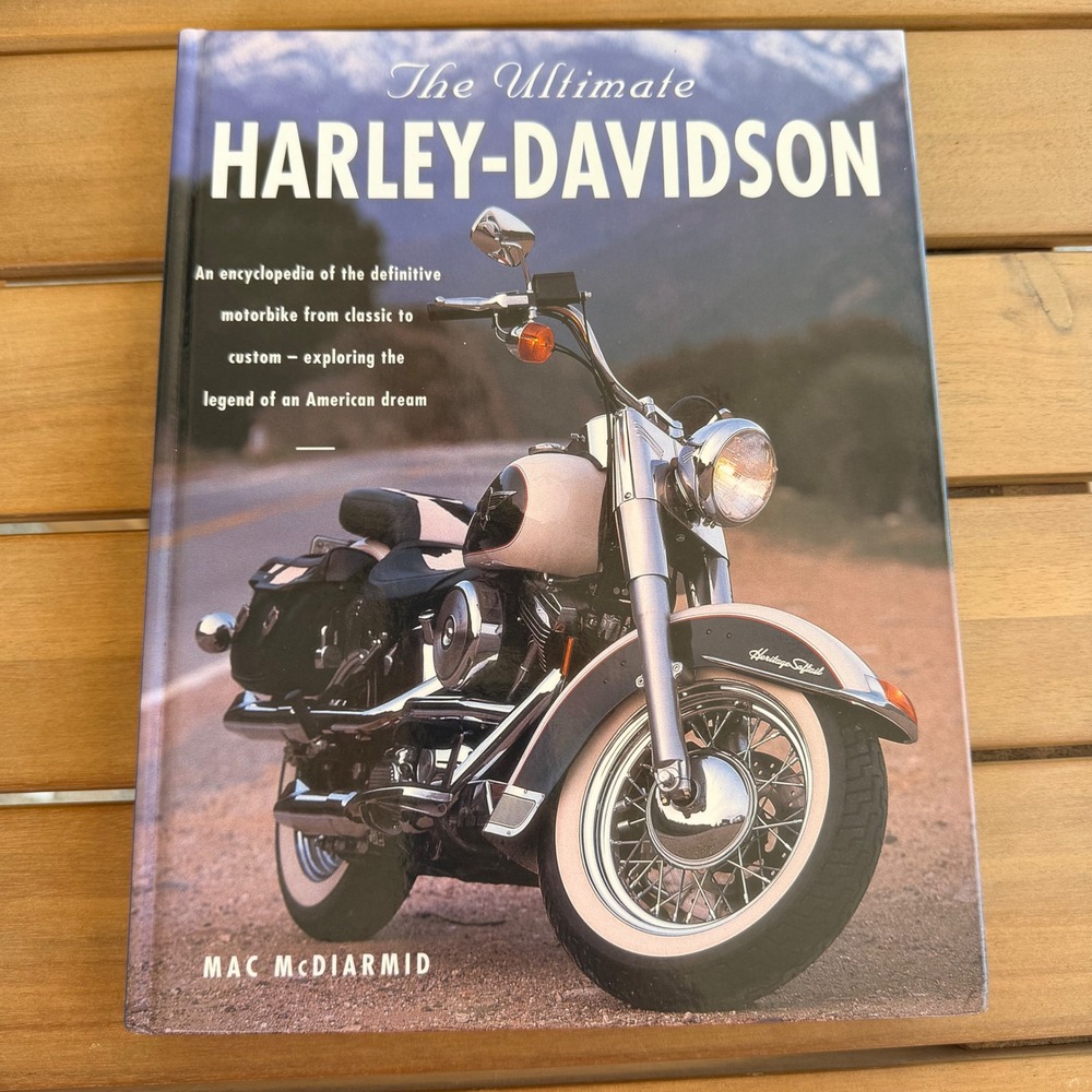 Ultimate Harley-Davidson Encyclopedia Mac McDiarmid Hardcover Book Illustrated